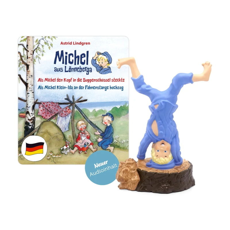 Als Michel den Kopf in die Suppenschüssel steckte / Als Michel Klein-Ida an der Fahnenstange hochzog (Neuauflage 2024) - Michel aus Lönneberga Tonie-Figur