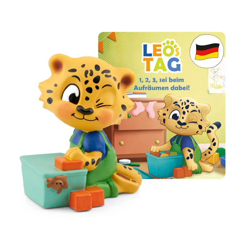1, 2, 3, sei beim Aufräumen dabei! - Leo's Tag Tonie-Figur