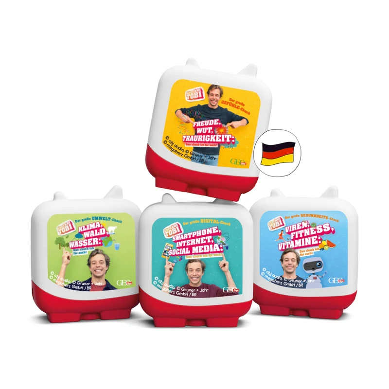 Clever 4er Set Checker Tobi Tonie-Figur