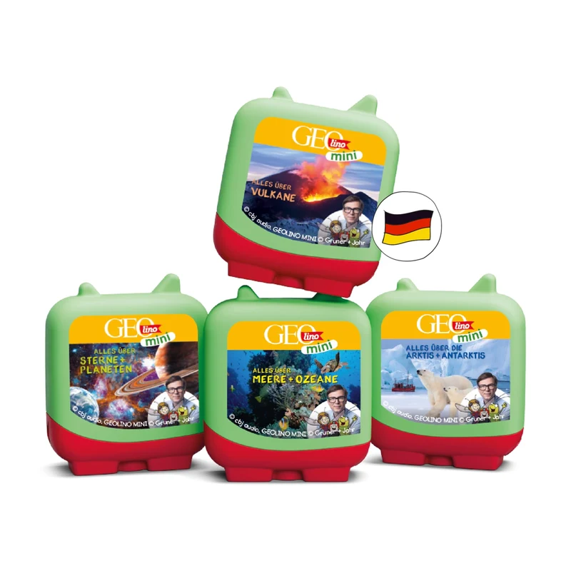 Clever 4er Set GEOlino MINI Tonie-Figur