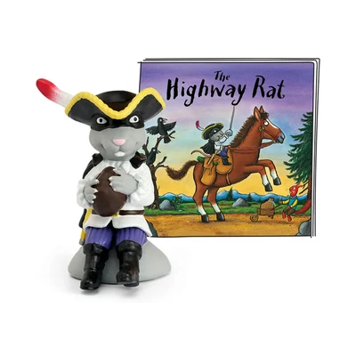 Tonie-Figur Tonies Audio-Figur für Toniebox, The Highway Rat von Julia Donaldson, Hörbuchgeschichte und Song für Kinder zur Verwendung mit Toniebox-Musik-Player (separat erhältlich)